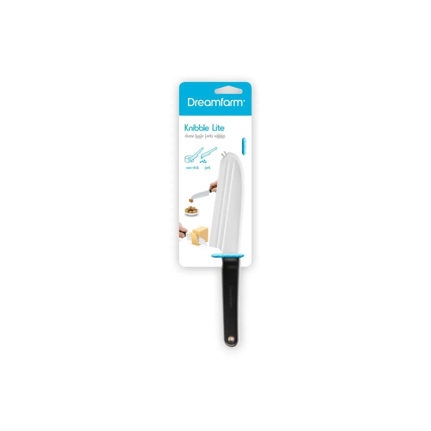 Dreamfarm Knibble Lite Non-Stick Cheese Knife - Black