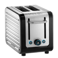 Dualit Architect 1.5 Litre Jug Kettle & 2 Slot Toaster Set - Black & Brushed Stainless Steel