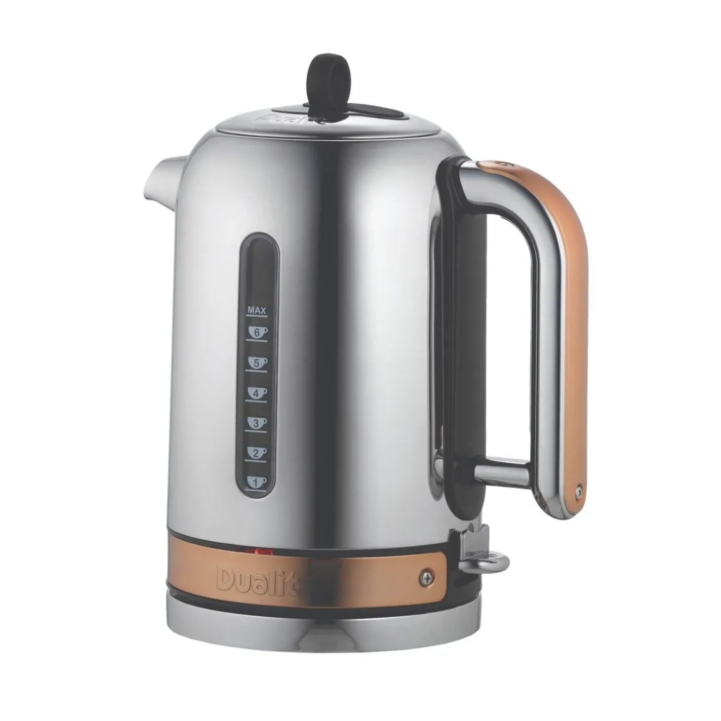 Dualit Classic 1.7 Litre Jug Kettle & 2 Slice Toaster Set - Copper & Chrome