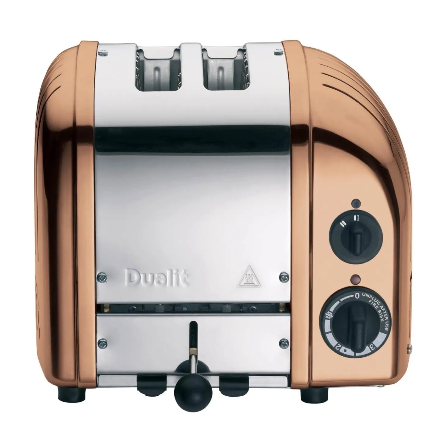 Dualit Classic 1.7 Litre Jug Kettle & 2 Slice Toaster Set - Copper & Chrome