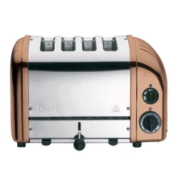 Dualit Classic Vario AWS 47450 4 Slice Toaster - Copper & Chrome