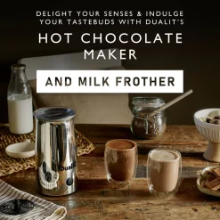 Dualit 84143 Hot Chocolate Maker & Milk Frother - Chrome