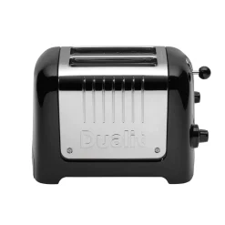 Dualit Lite 26205 2 Slice Toaster - Black & Chrome