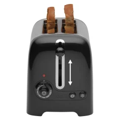 Dualit Lite 26205 2 Slice Toaster - Black & Chrome