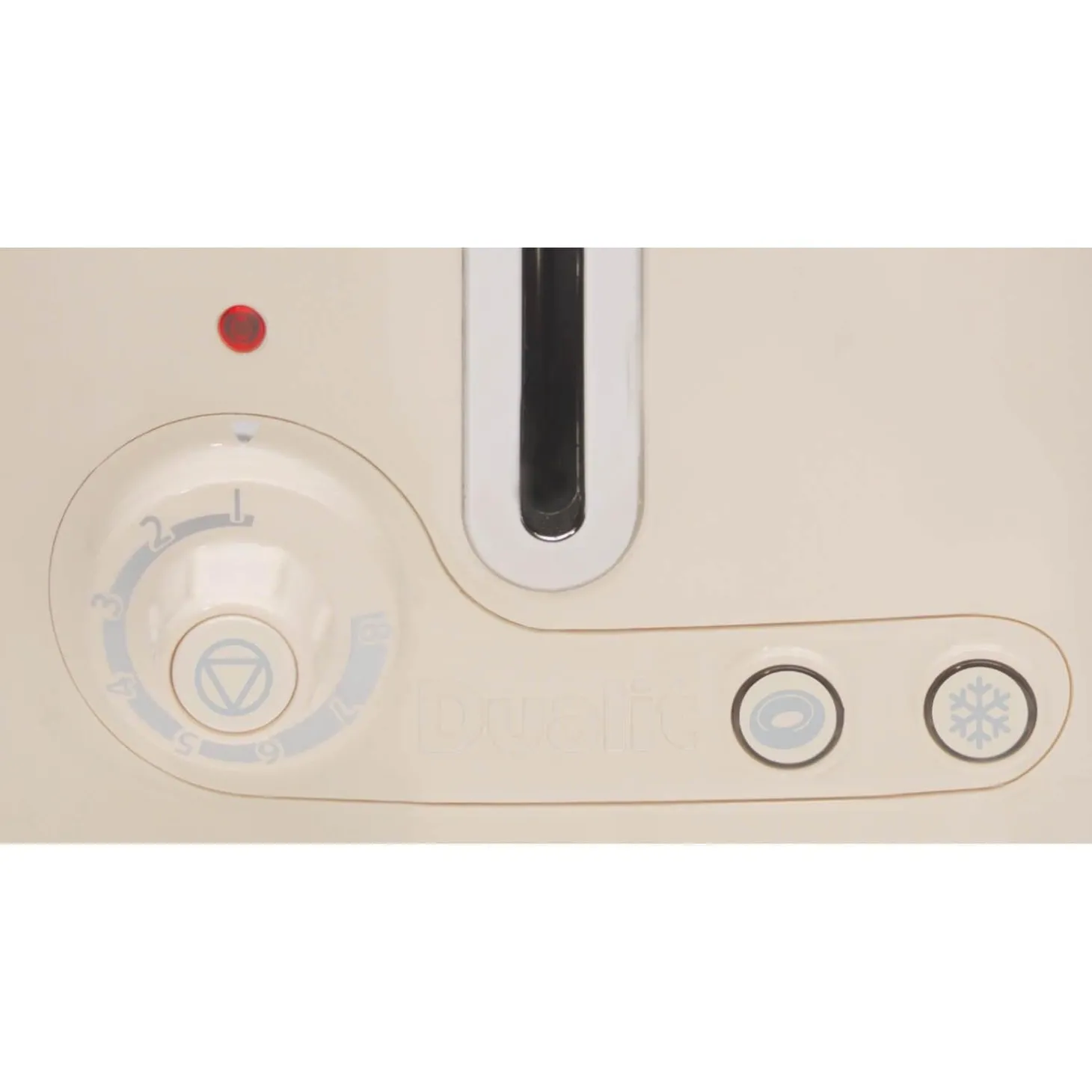 Dualit Lite 26213 2 Slice Toaster - Canvas White & Chrome