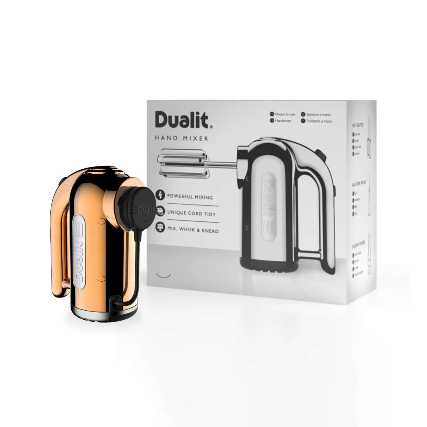 Dualit 89307 400W Hand Mixer - Copper
