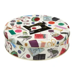 Elite Tins Needles & Thread Round Storage Tin