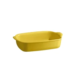 Emile Henry 29cm Small Rectangular Earthenware Dish - Provence Yellow