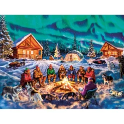 Gibsons 1000 Piece Jigsaw Puzzle - A Night Of Northern Lights