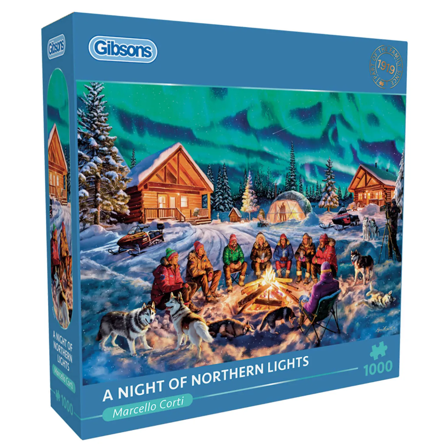 Gibsons 1000 Piece Jigsaw Puzzle - A Night Of Northern Lights
