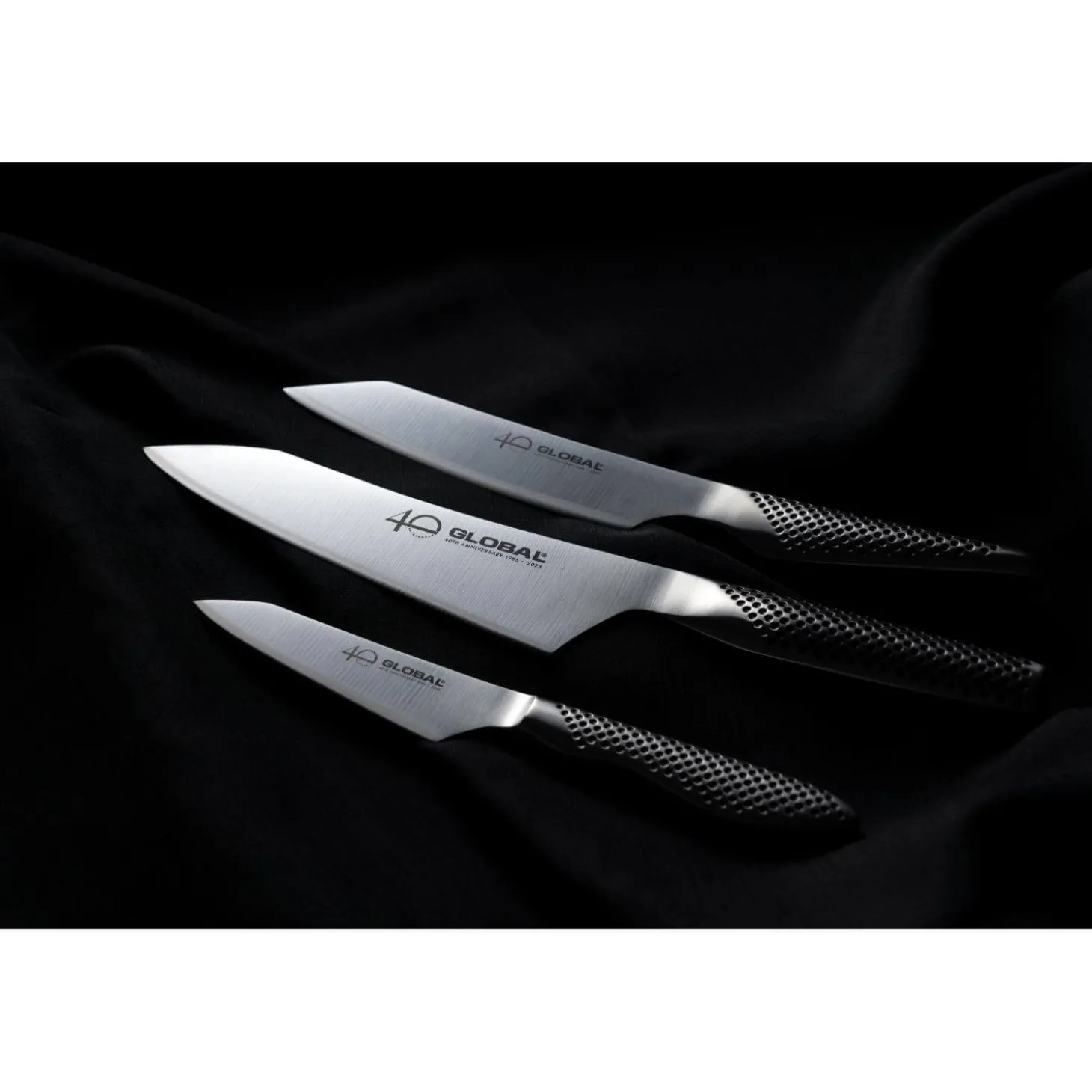 Global 40th Anniversary G-458110AB 3-Piece Knife Set