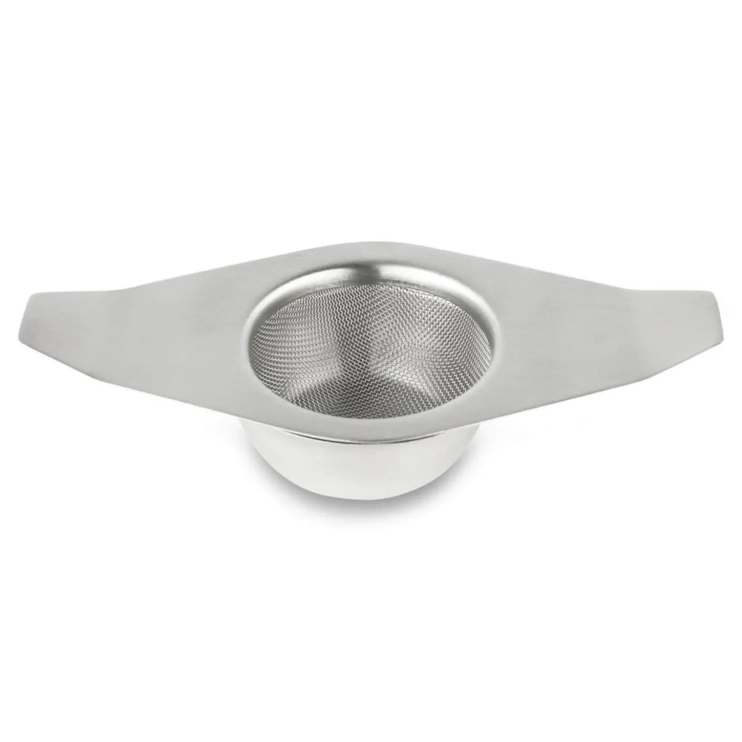 Grunwerg Cafe Ole Stainless Steel Winged Tea Strainer