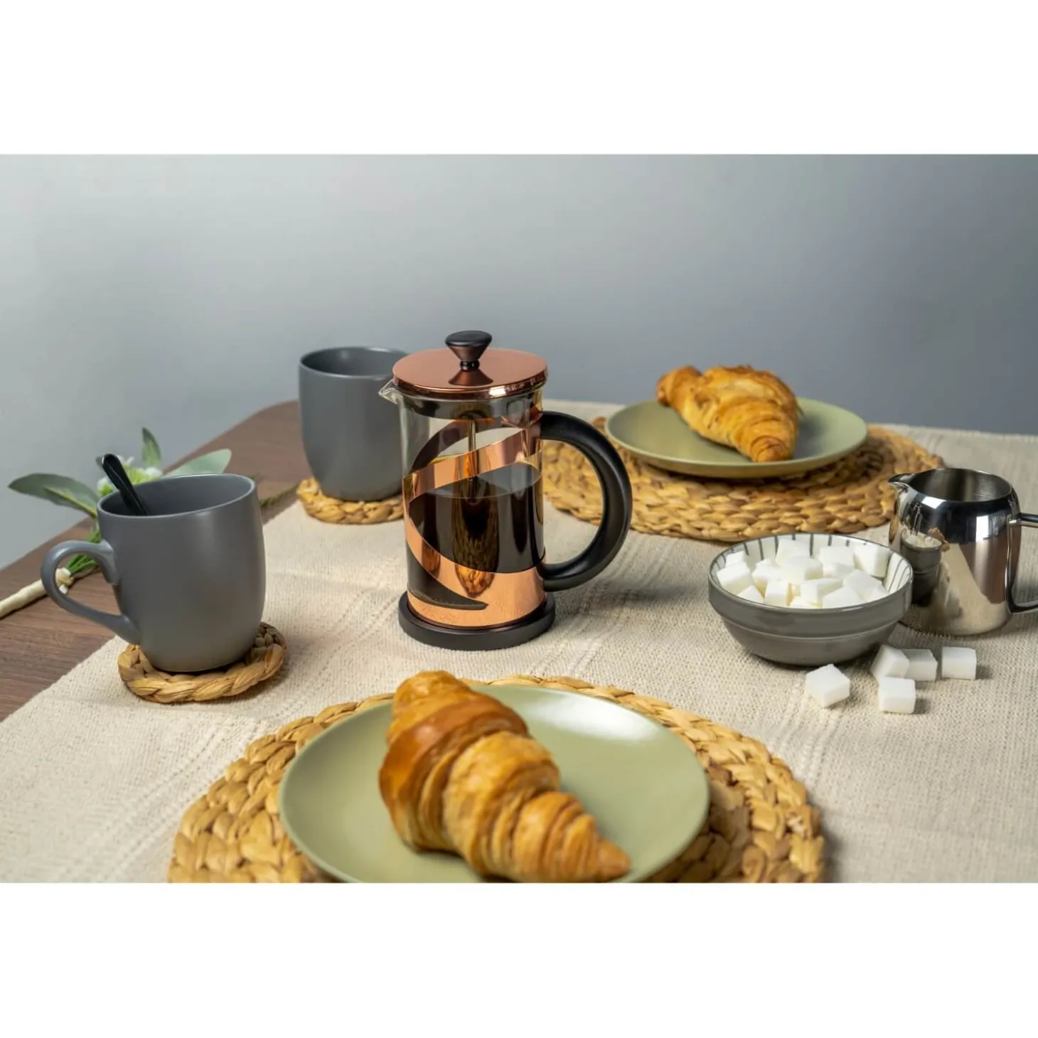 Grunwerg Classico 3 Cup Cafetiere - Copper