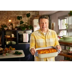 Jamie Oliver Big Love Stoneware 39cm Epic Roaster - White