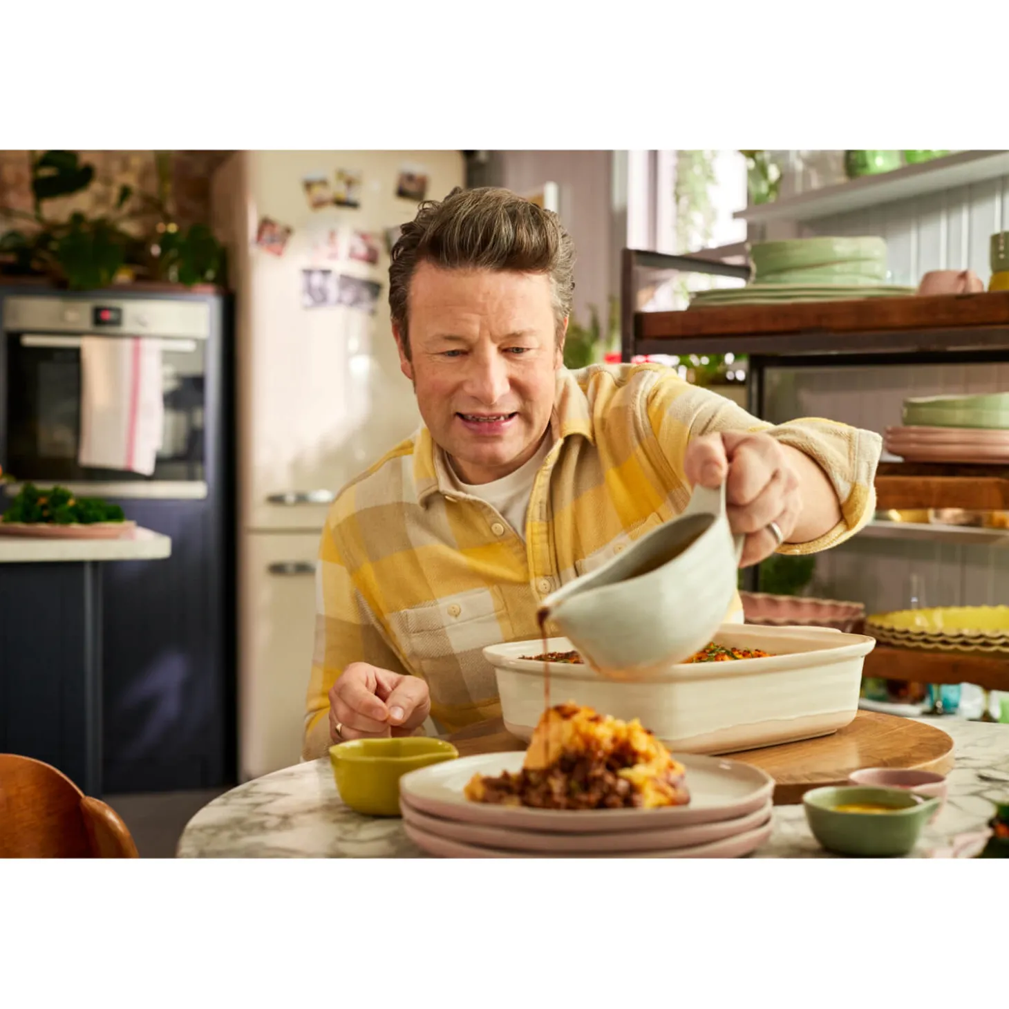 Jamie Oliver Big Love Stoneware 400ml Great Gravy Boat -White