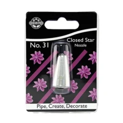 Jem No 31 Icing Nozzle - Closed Star