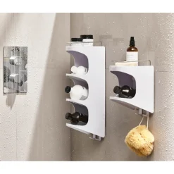 Joseph Joseph Capsule 2 Tier Shower Shelf - White