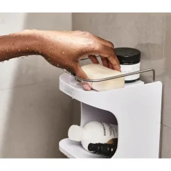 Joseph Joseph Capsule 2 Tier Shower Shelf - White