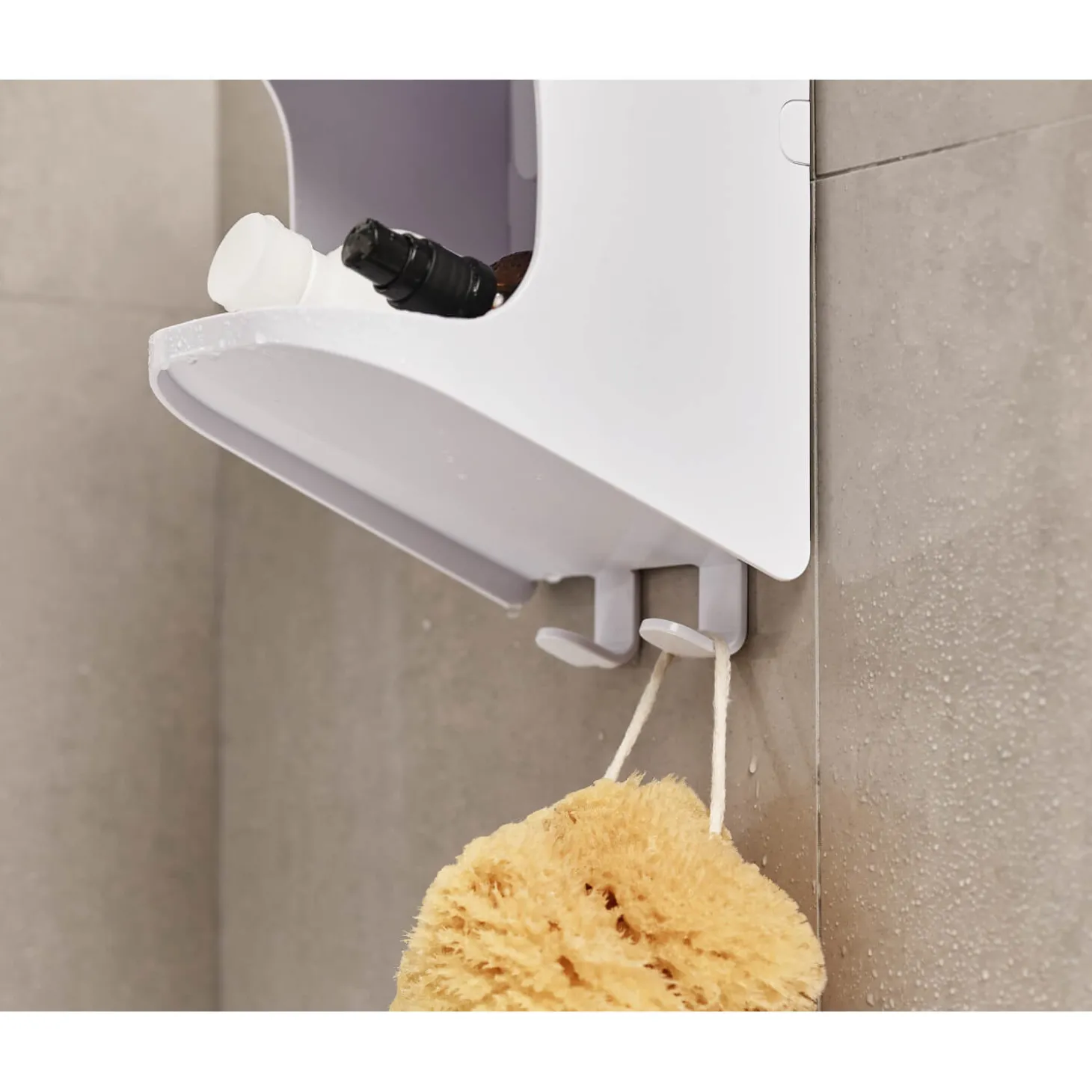 Joseph Joseph Capsule 2 Tier Shower Shelf - White