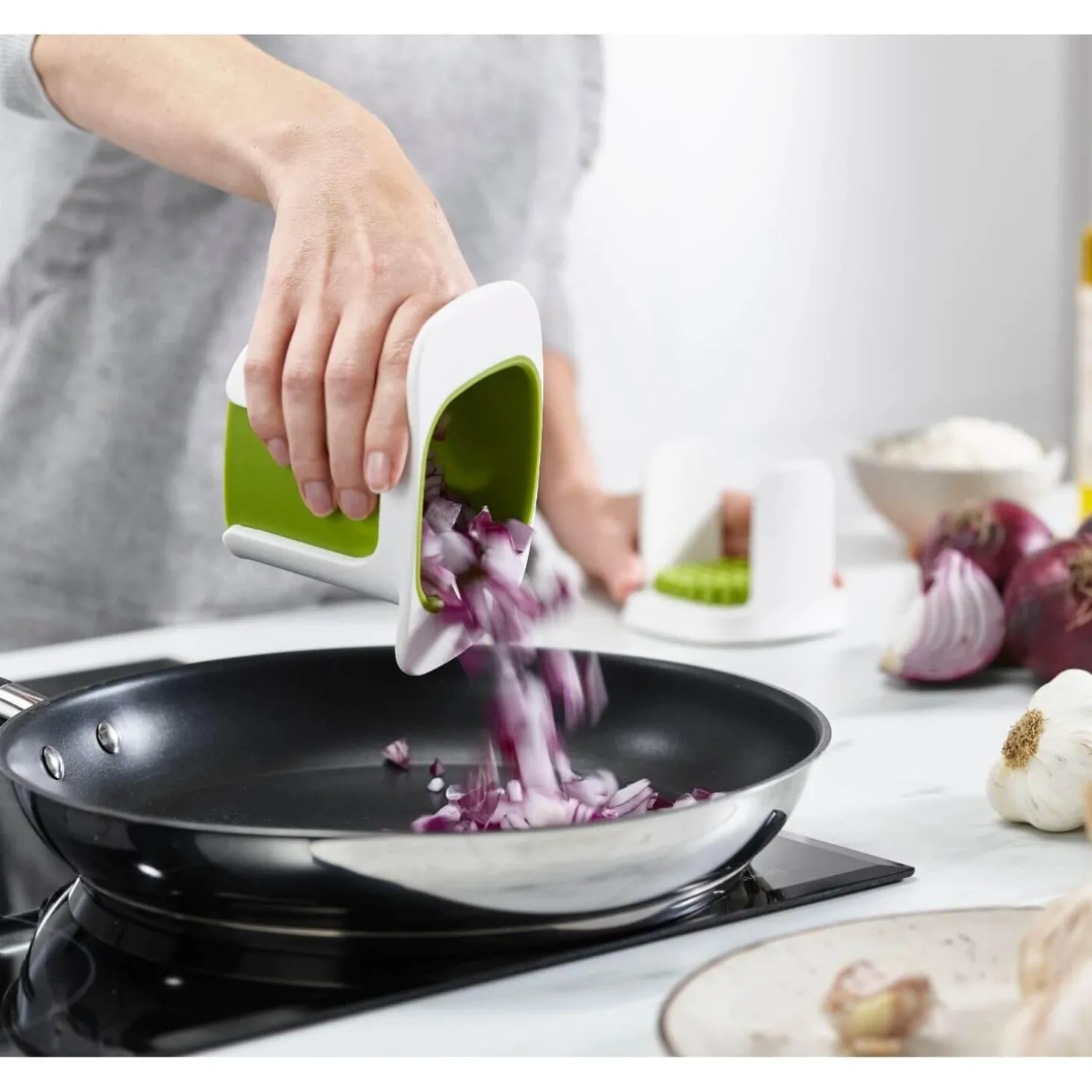 Joseph Joseph ChopCup Vegetable Dicer - White