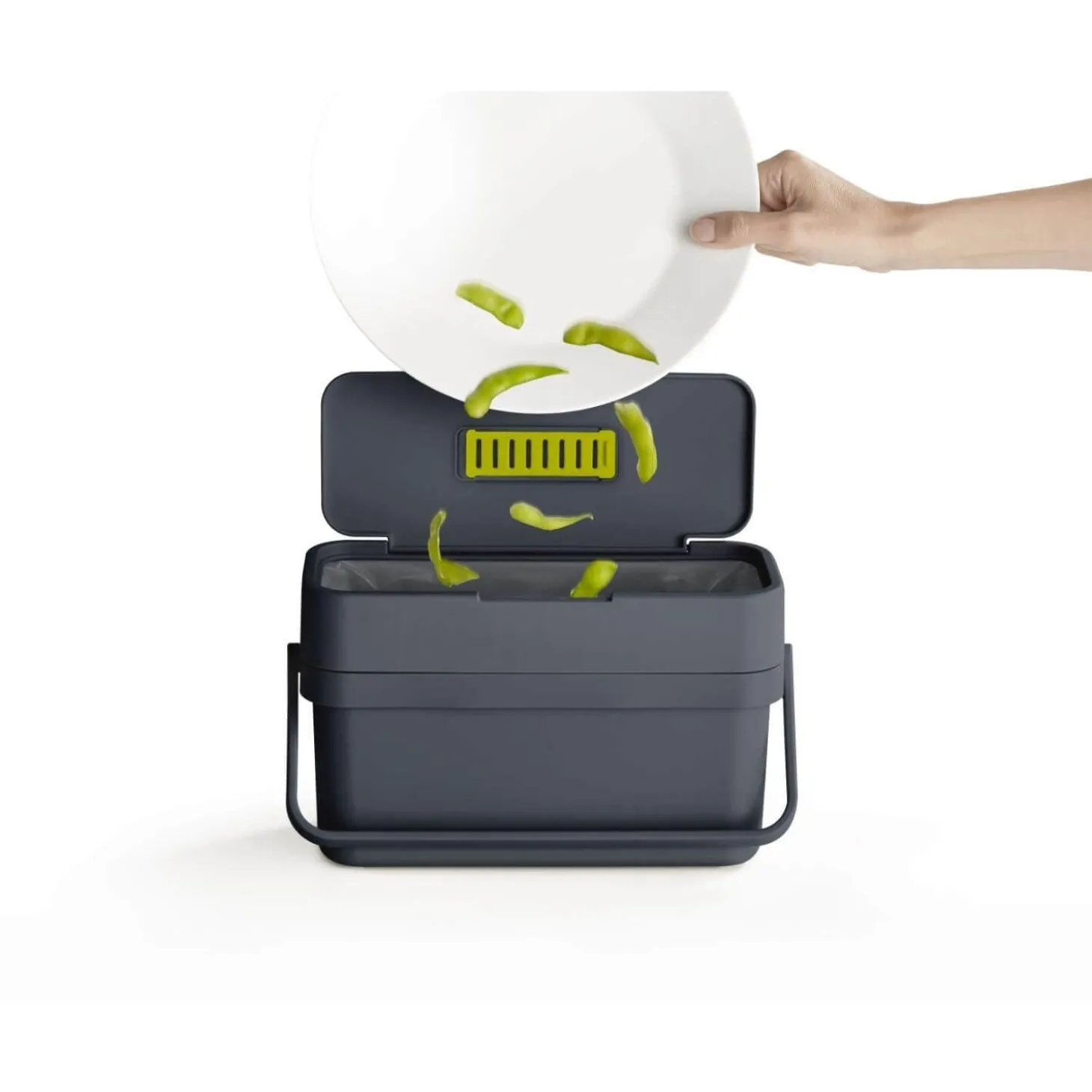 Joseph Joseph Compo 4 Litre Food Waste Caddy - Graphite