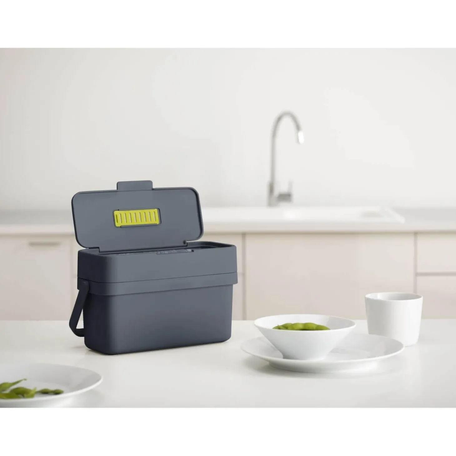 Joseph Joseph Compo 4 Litre Food Waste Caddy - Graphite