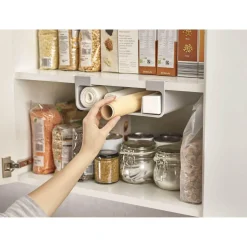 Joseph Joseph Cupboard Store Film Foil & Bag Organiser - Grey