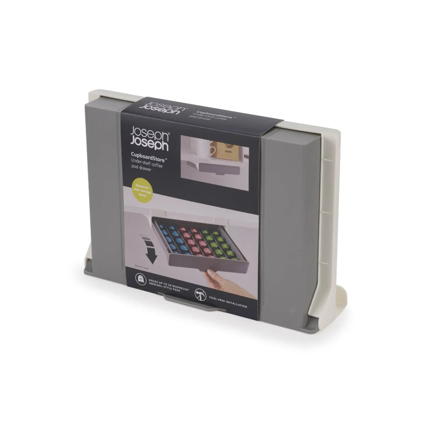 Joseph Joseph CupboardStore Under-Shelf Coffee Pod Drawer
