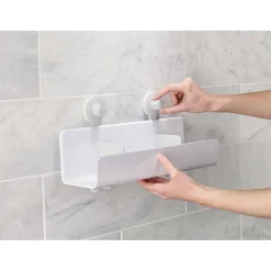 Joseph Joseph EasyStore Large Shower Shelf With Mirror