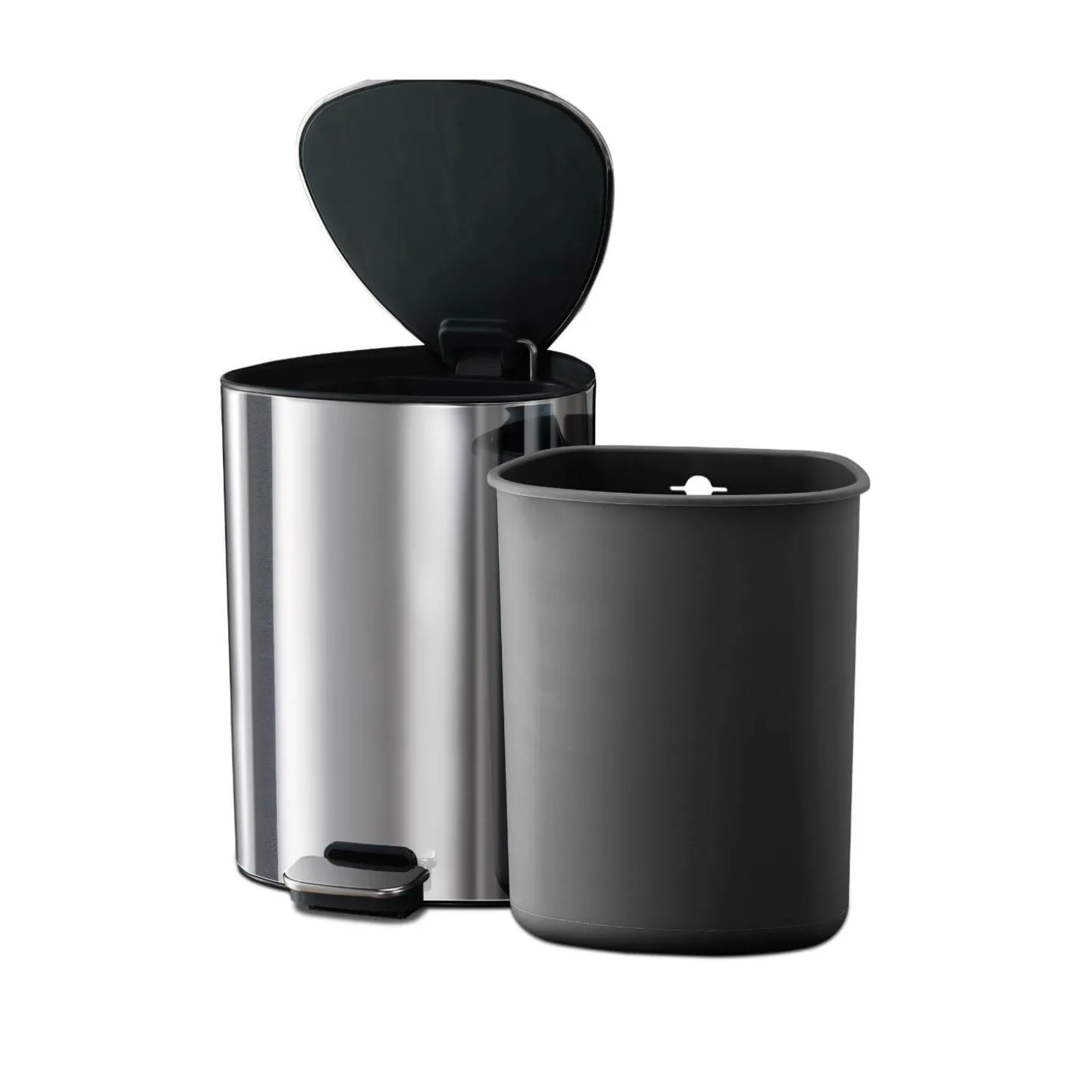 Joseph Joseph EasyStore Luxe 5-Litre Pedal Bin - Stainless Steel