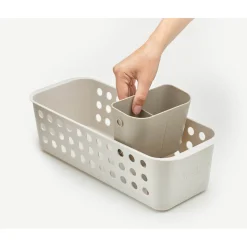 Joseph Joseph EasyStore Slimline Bathroom Storage Basket - Ecru