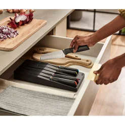 Joseph Joseph Elevate Knife Set with In-drawer Storage Tray - 5 Piece