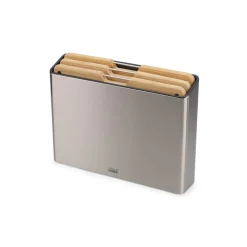 Joseph Joseph Folio Steel Bamboo 3-Piece Chopping Board Set