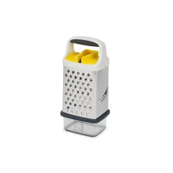 Joseph Joseph Multi-Grip Box Grater with Precision Food Grip - Yellow