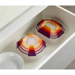 Joseph Joseph Nest™  Lock 8-Piece Mulitcolour Mixed Food Container Set