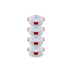 Joseph Joseph Nest™ Lock 4-Piece 1 Litre Round Food Container Set