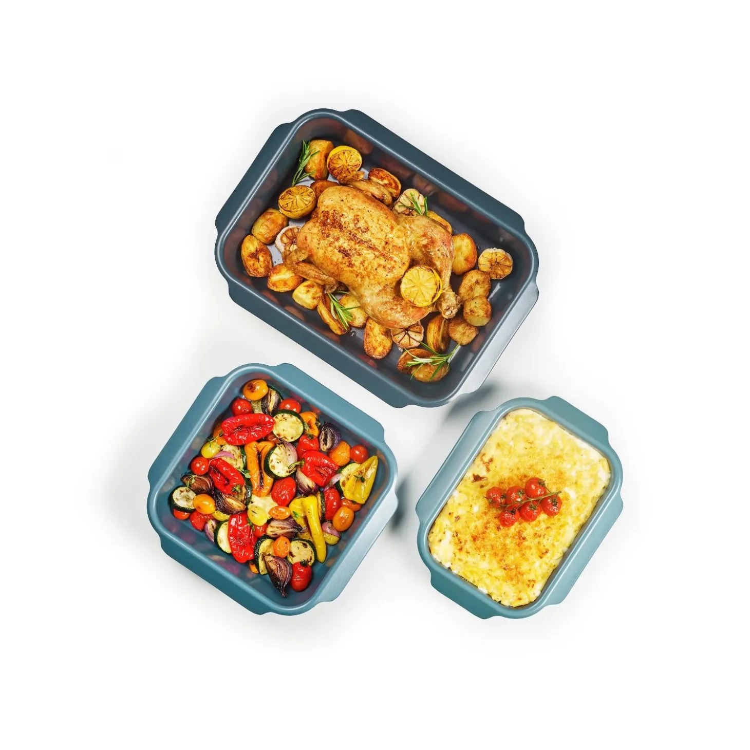 Joseph Joseph Nest™ Oven Non-Stick Medium Roasting Tray - Blue