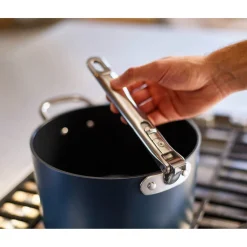 Joseph Joseph Space 15cm Non-Stick Folding Handle Saucepan & Lid - Midnight Blue