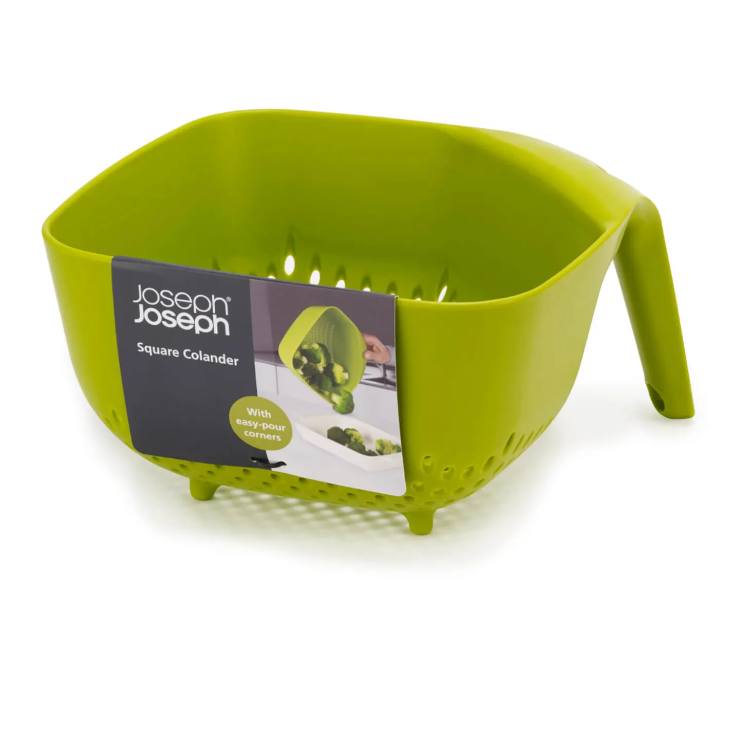 Joseph Joseph Square Colander - Green