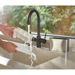 Joseph Joseph Surface Stainless Steel Cutlery Drainer - Light Stone