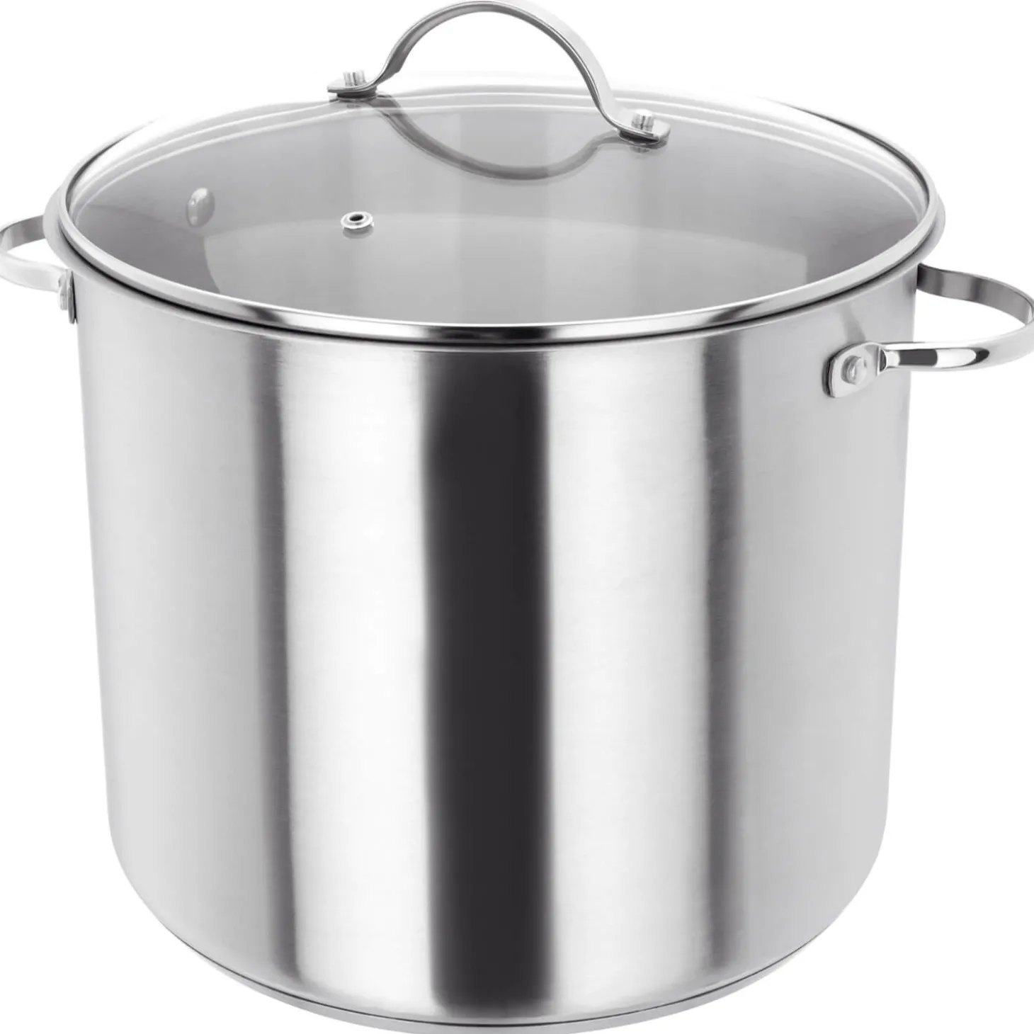 Judge Essentials 28cm Stainless Steel 13 Litre Stockpot with Glass Lid