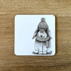Katherine Sheard Coaster - Bobble Bunny