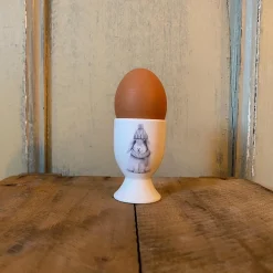Katherine Sheard Fine China Egg Cup - Bobble Bunny