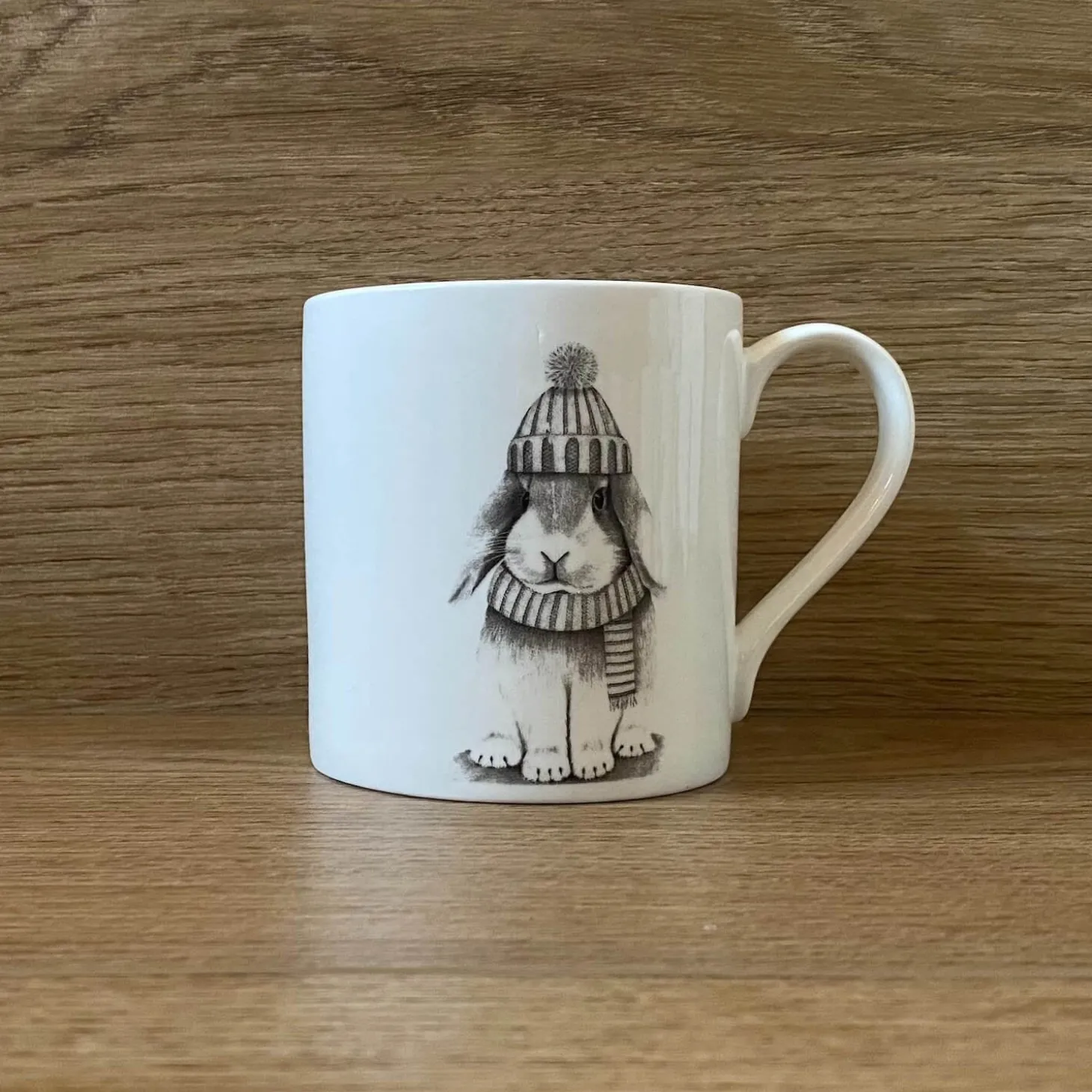Katherine Sheard Fine China 380ml Mug - Bobble Bunny