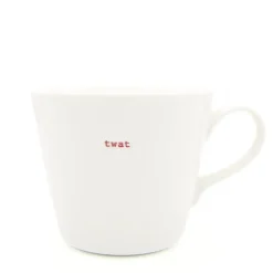 Keith Brymer Jones Word Range Bucket Mug - Twat