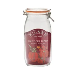 Kilner Glass Round Clip Top Storage Jar - 3 Litre
