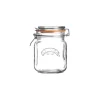 Kilner Glass Square Clip Top Storage Jar - 1 Litre