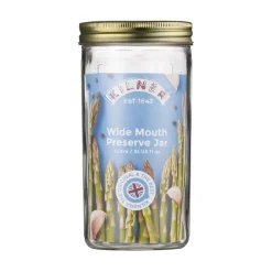 Kilner Glass Wide Mouth Preserve Jar - 1 Litre