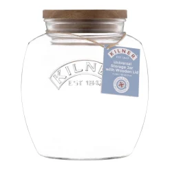Kilner 2 Litre Universal Glass Jar with Acacia Lid