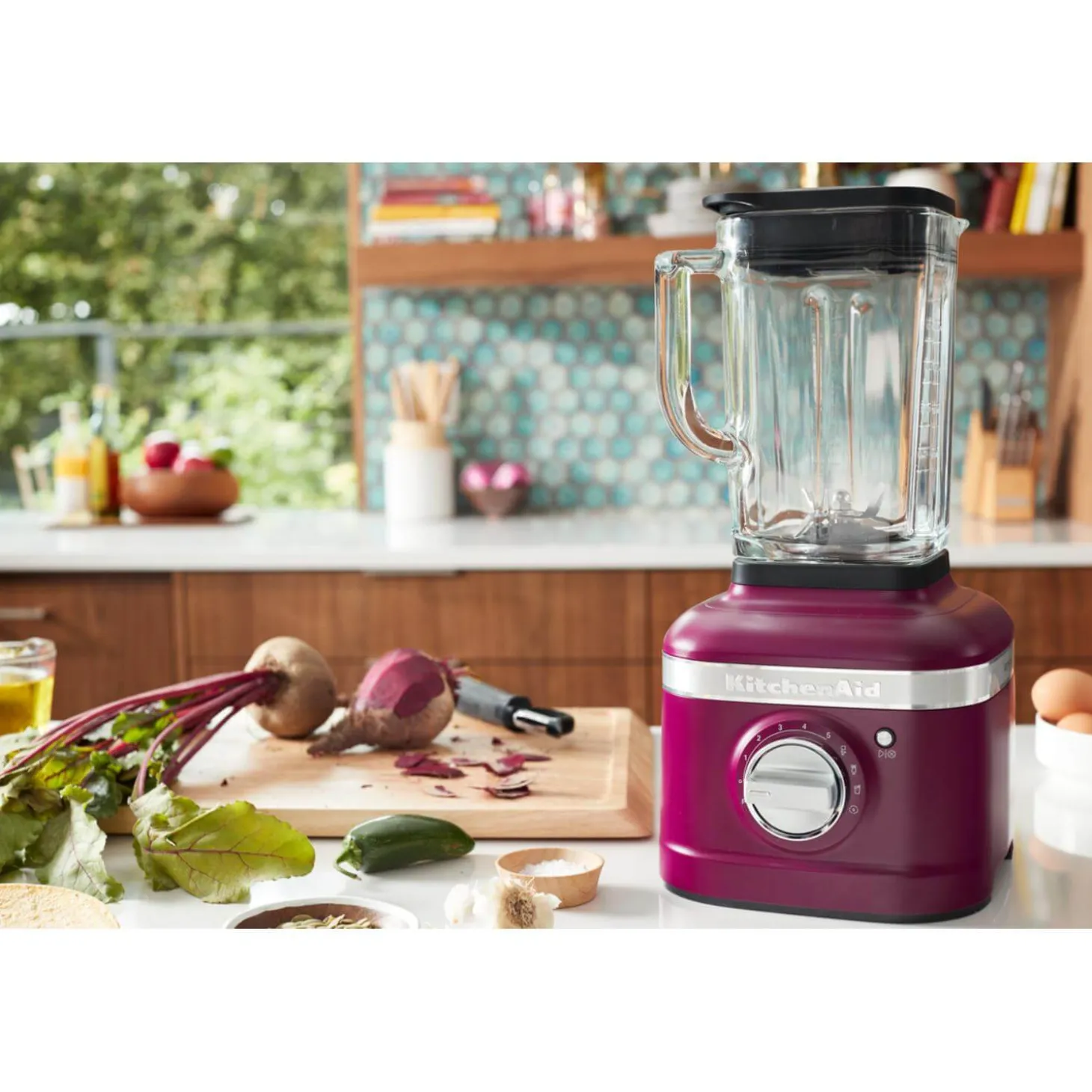 KitchenAid Artisan K400 5KSB4026BBE Blender - Beetroot
